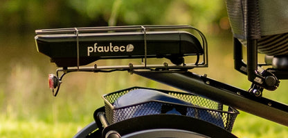 Elektrische driewieler Pfautec Scoobo met comfortabele stoel
