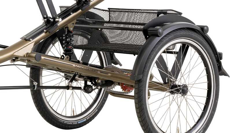 Elektrische driewieler Pfautec ScooterTrike FM met ergonomische zitting