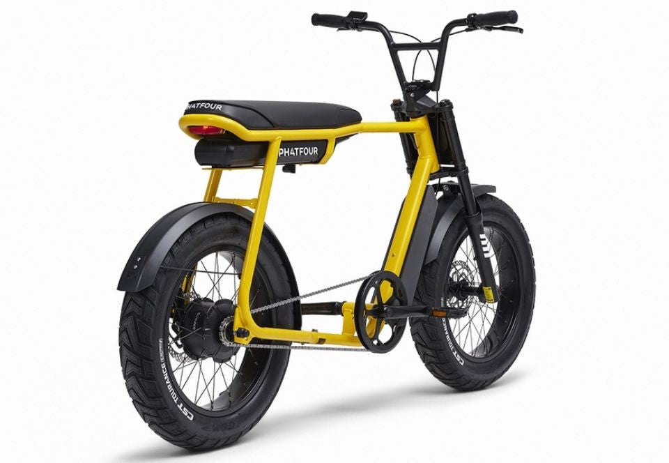 Elektrische fatbike kopen Phatfour FLX met dikke banden en stalen frame
