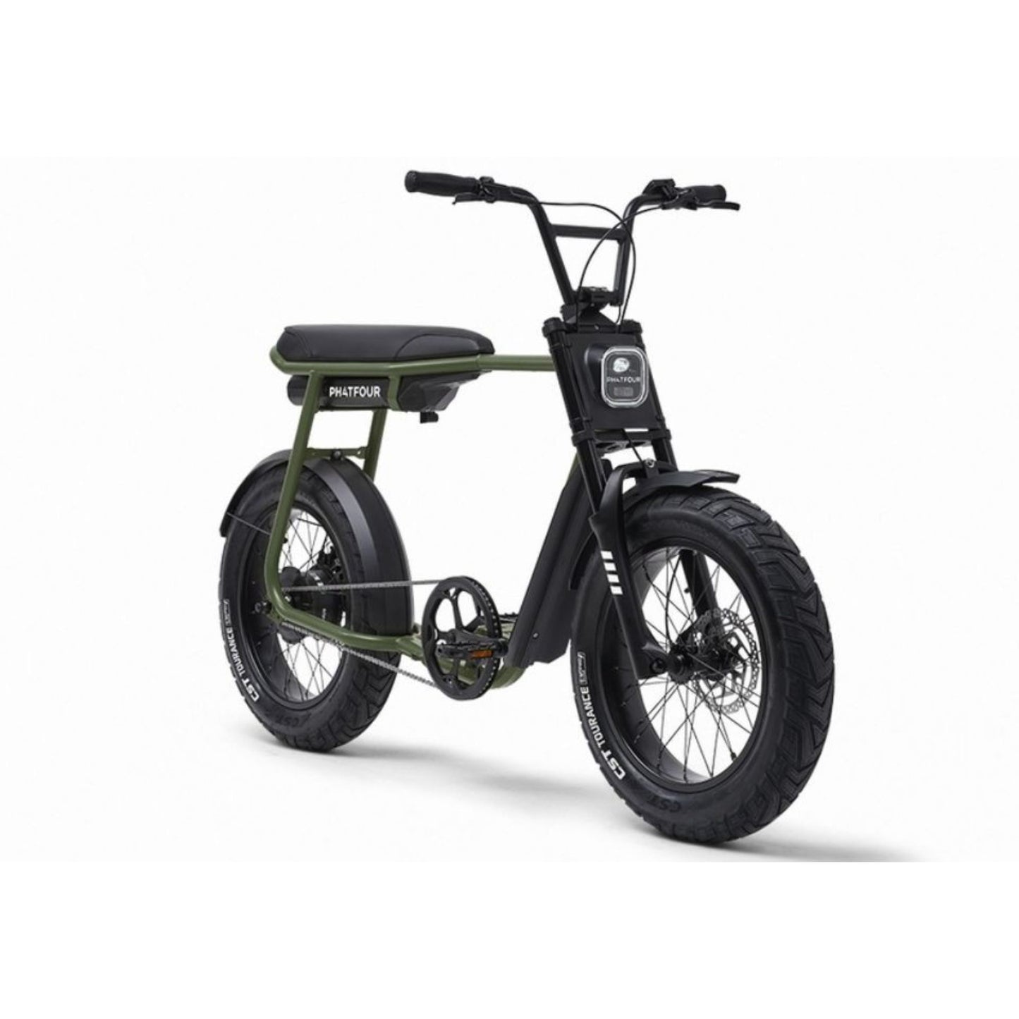 Elektrische fatbike kopen Phatfour FLX met dikke banden en stalen frame