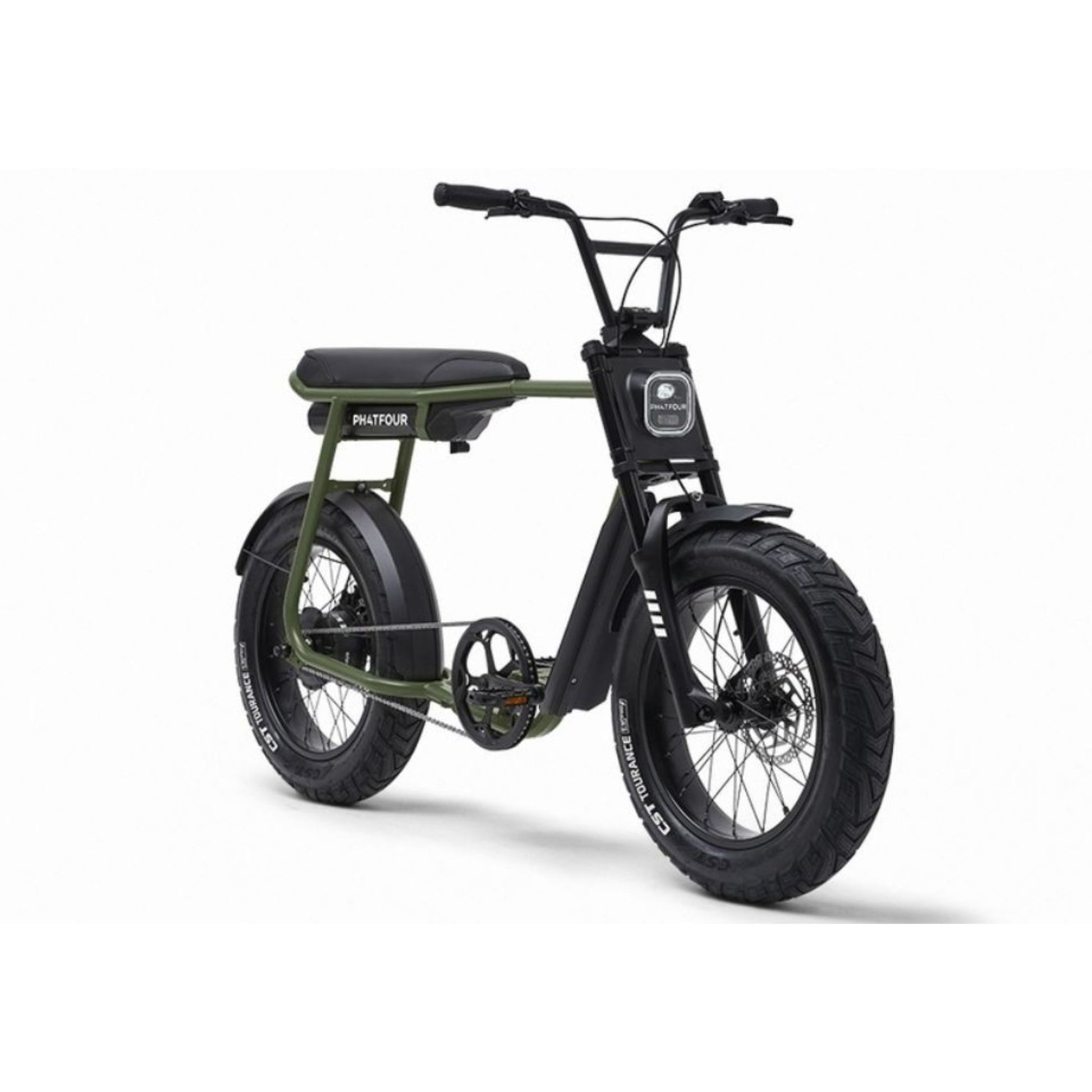 Elektrische fatbike kopen Phatfour FLX met dikke banden en stalen frame