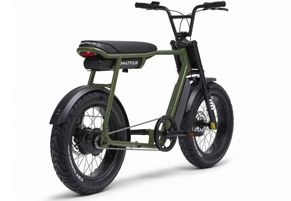 Elektrische fatbike kopen Phatfour FLX met dikke banden en stalen frame