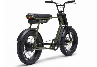 Elektrische fatbike kopen Phatfour FLX met dikke banden en stalen frame