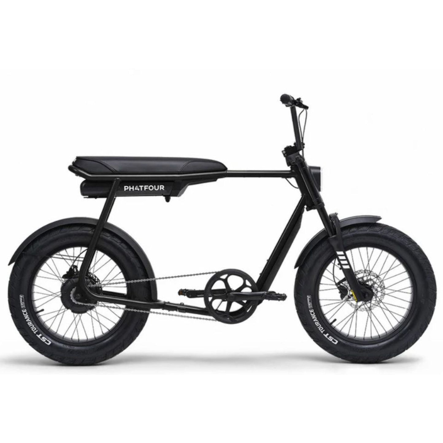 Elektrische fatbike kopen Phatfour FLX met dikke banden en stalen frame