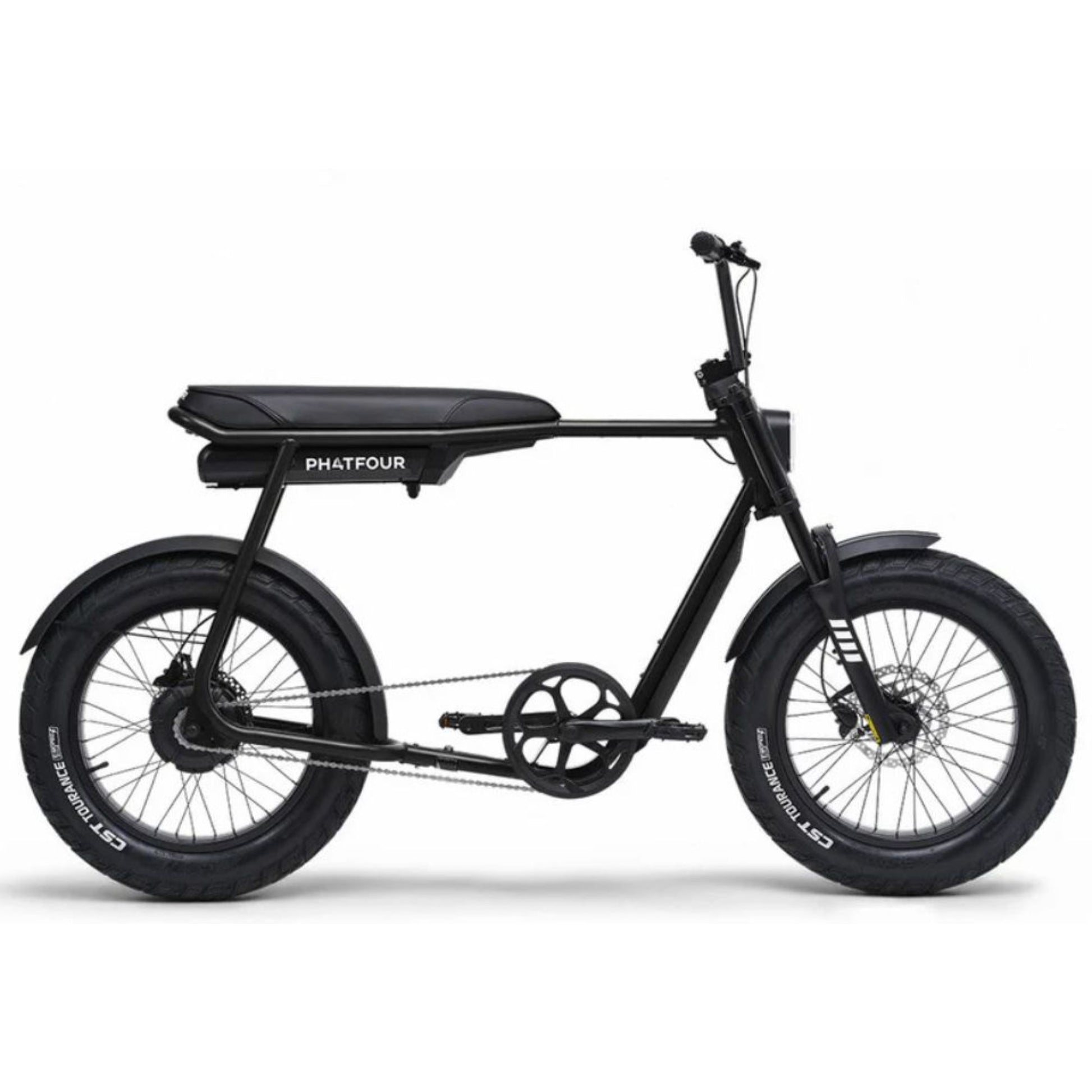 Elektrische fatbike kopen Phatfour FLX met dikke banden en stalen frame