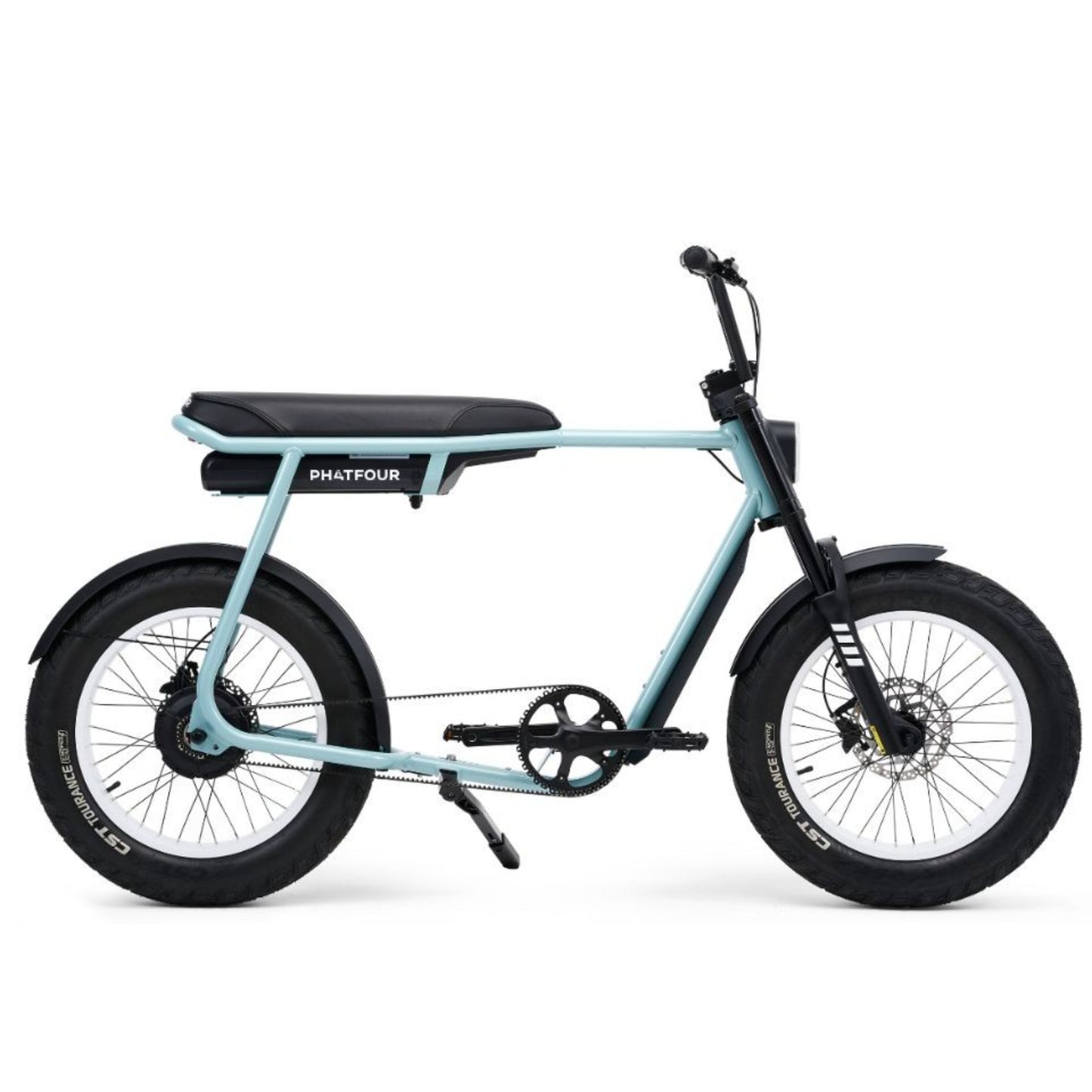 Beste elektrische fatbike Phatfour FLX+ met brede banden en grip