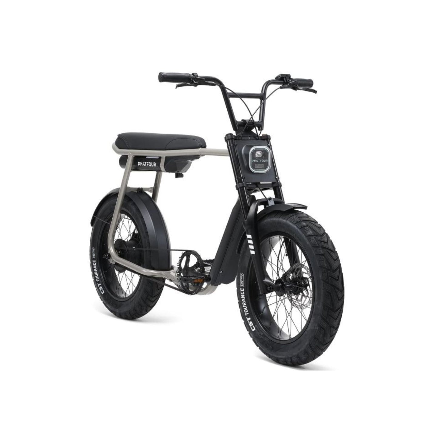 Beste elektrische fatbike Phatfour FLX+ met brede banden en grip