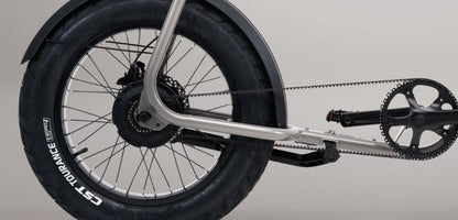 Beste elektrische fatbike Phatfour FLX+ met brede banden en grip