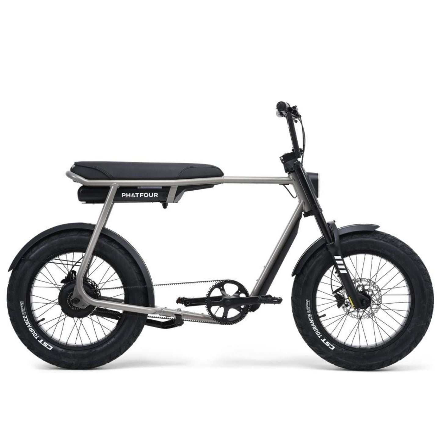 Beste elektrische fatbike Phatfour FLX+ met brede banden en grip