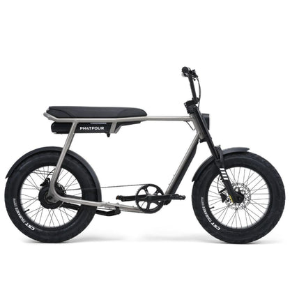 Beste elektrische fatbike Phatfour FLX+ met brede banden en grip