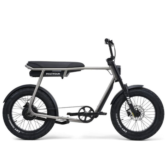 Beste elektrische fatbike Phatfour FLX+ met brede banden en grip
