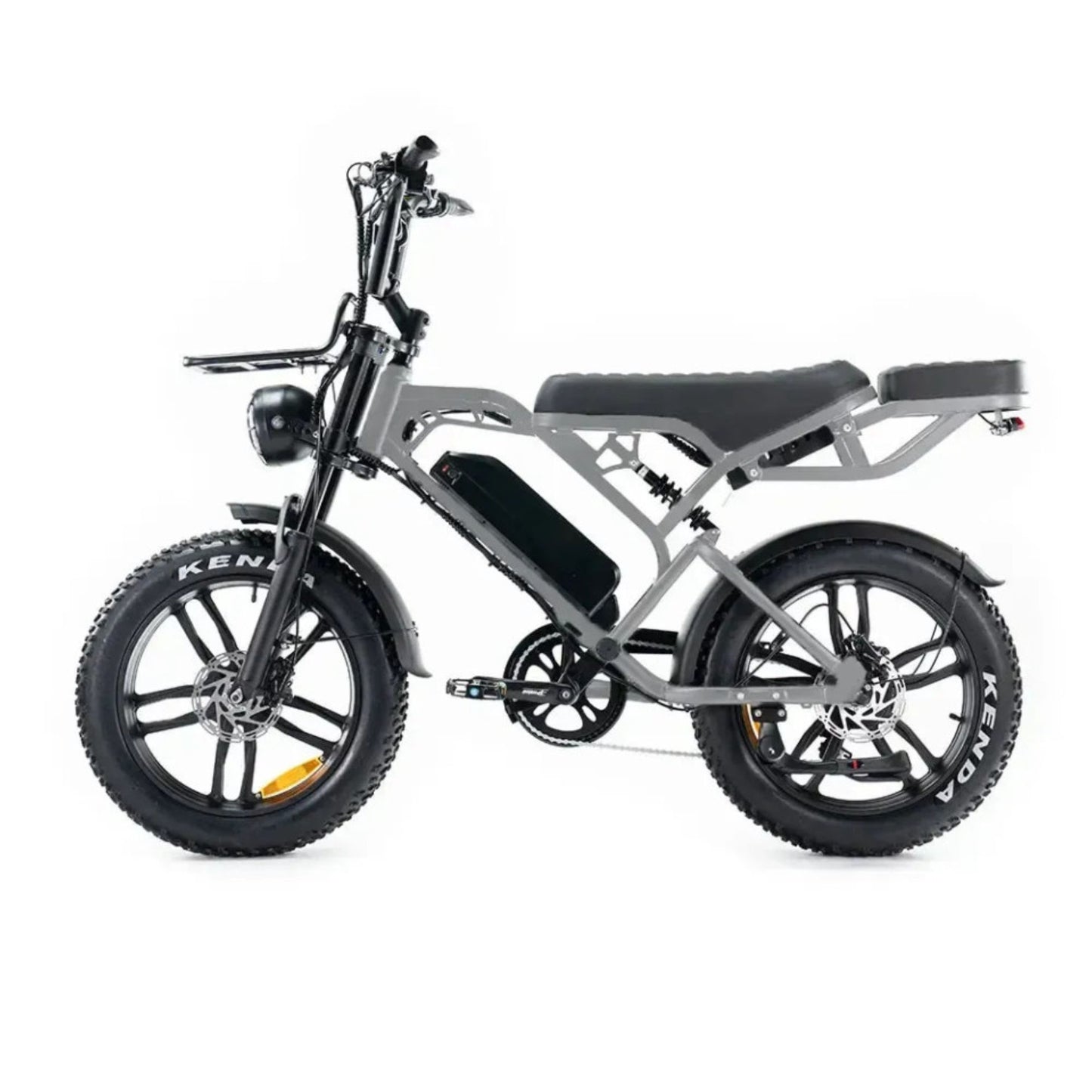 Elektrische fatbike kopen – QM V20 PRO Luxury met achterdrager en kussens