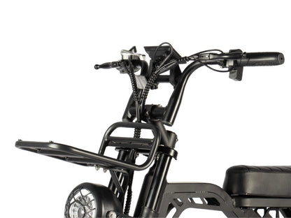 Elektrische fatbike kopen – QM V20 PRO Luxury met achterdrager en kussens