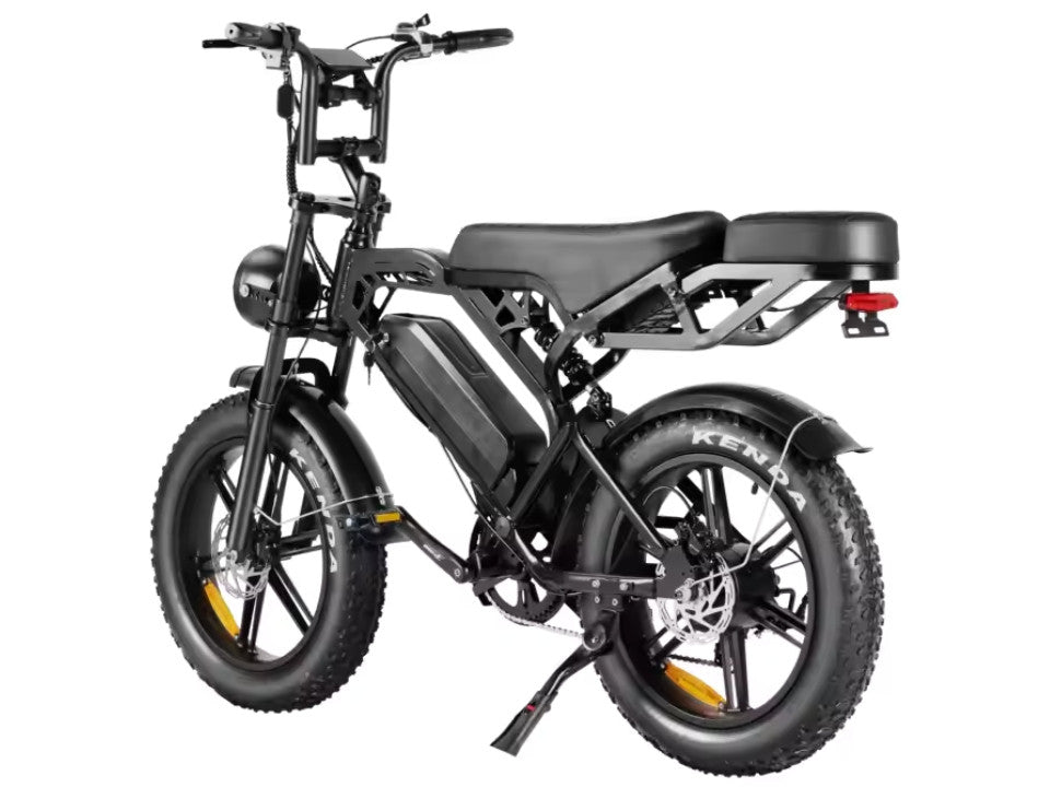 Elektrische fatbike kopen – QM V20 PRO Luxury met achterdrager en kussens