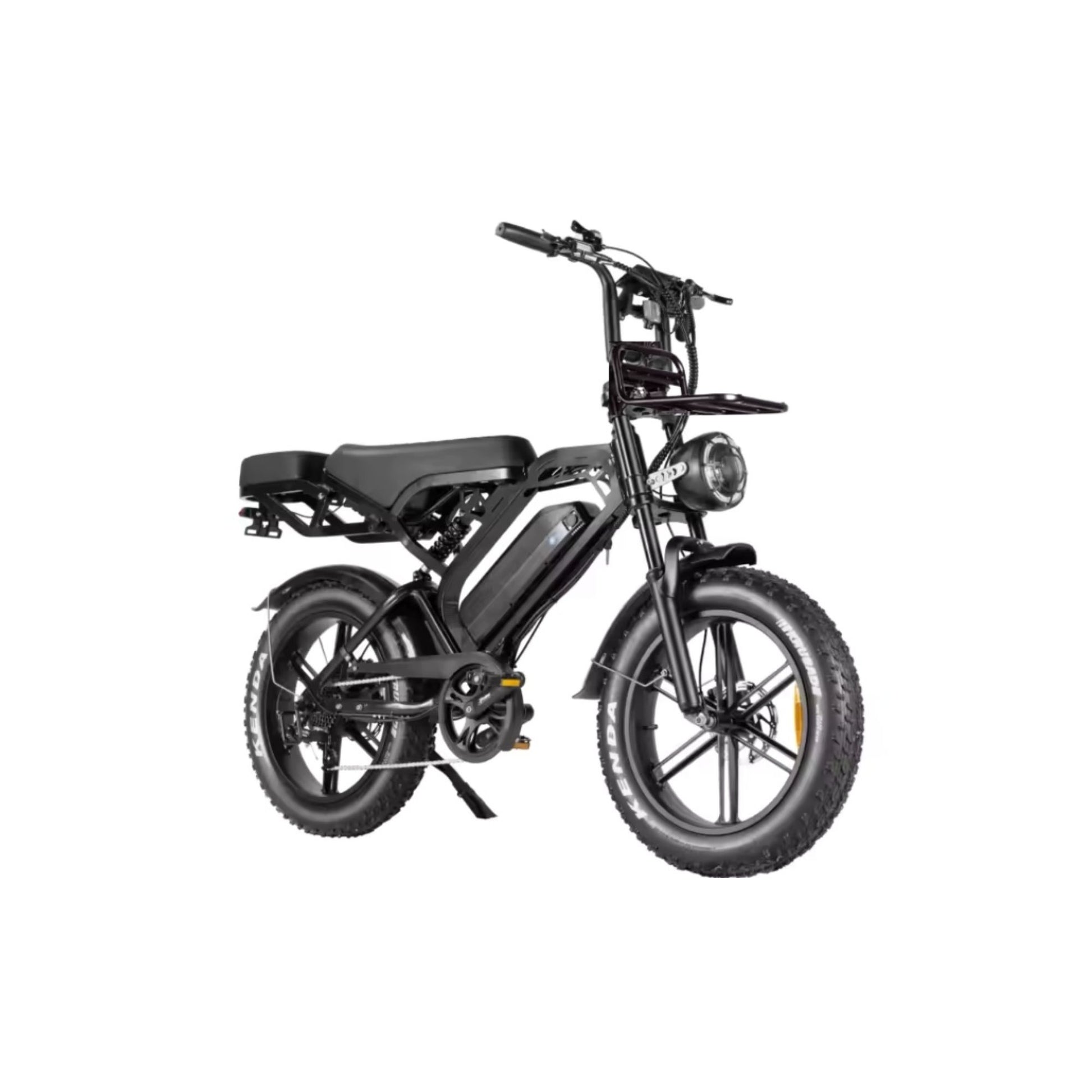 Elektrische fatbike kopen – QM V20 PRO Luxury met achterdrager en kussens