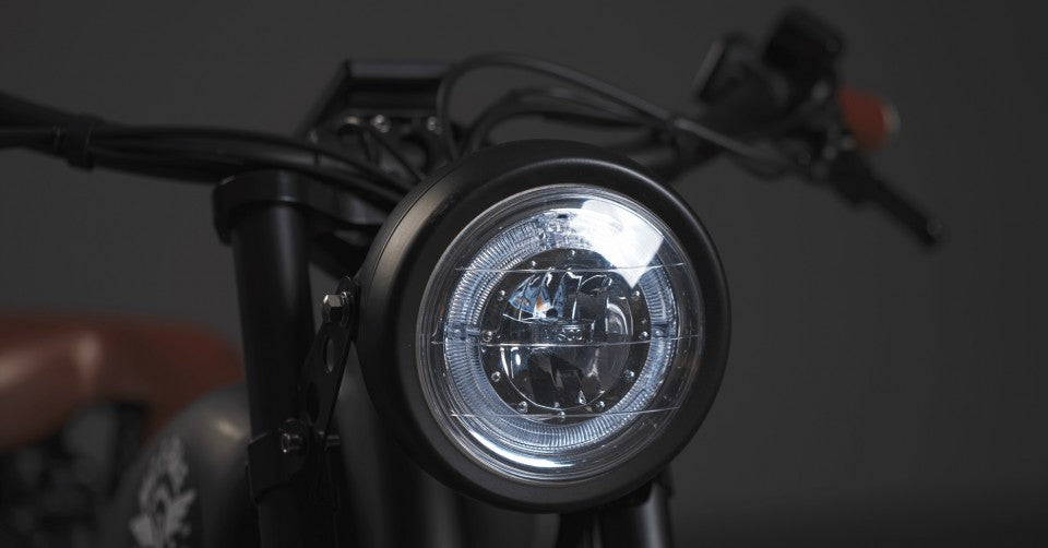 Elektrische fatbike Qivelo Cafe Cruiser zwart – krachtig cruiser design