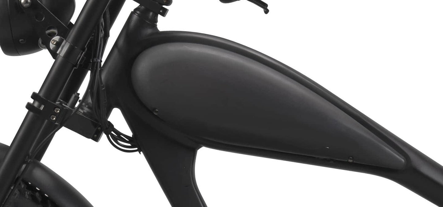 Elektrische fatbike Qivelo Cafe Cruiser zwart – krachtig cruiser design