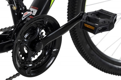 Qivelo Catappa 29 Mountainbike – Herenfiets | 21 Versnellingen, Verende Voorvork – Zwart/Groen