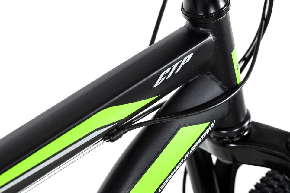 Qivelo Catappa 29 Mountainbike – Herenfiets | 21 Versnellingen, Verende Voorvork – Zwart/Groen