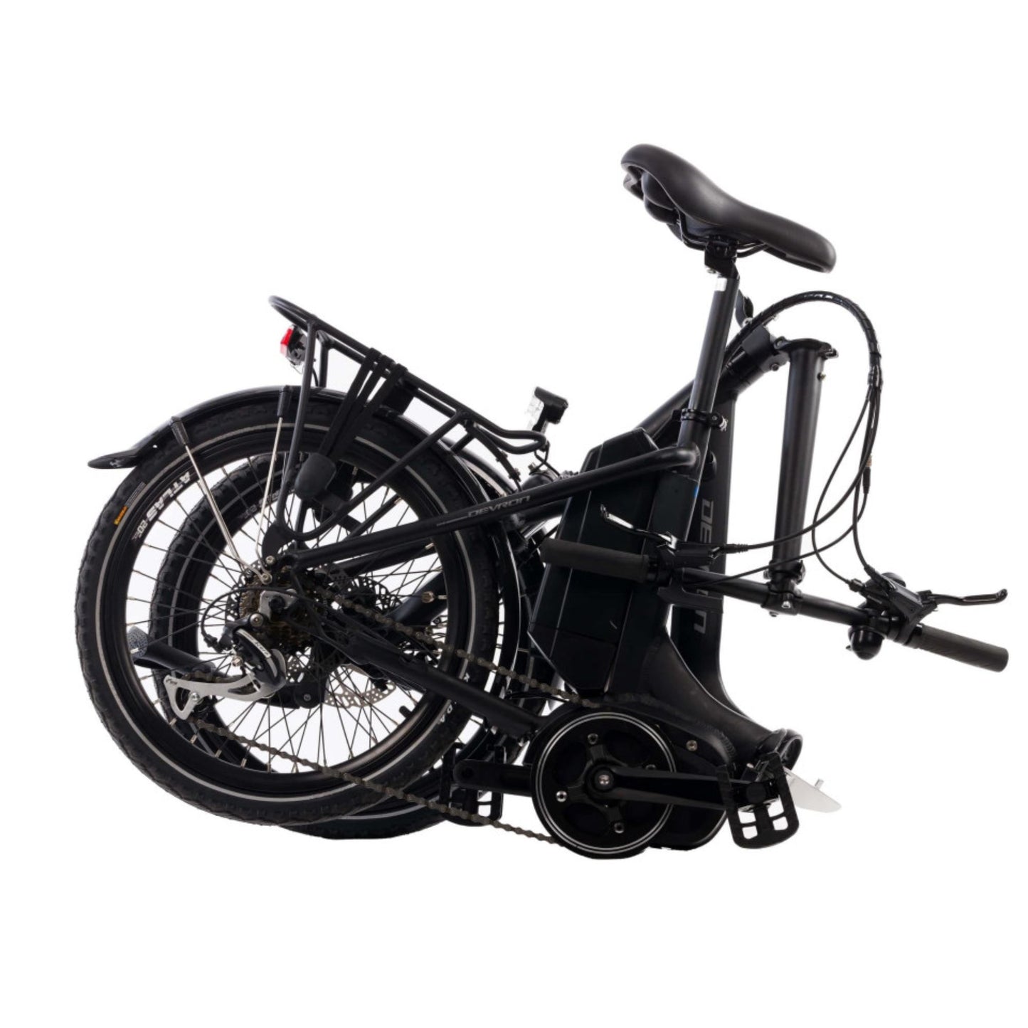 Elektrische vouwfiets 20 inch compact opgevouwen voor transport