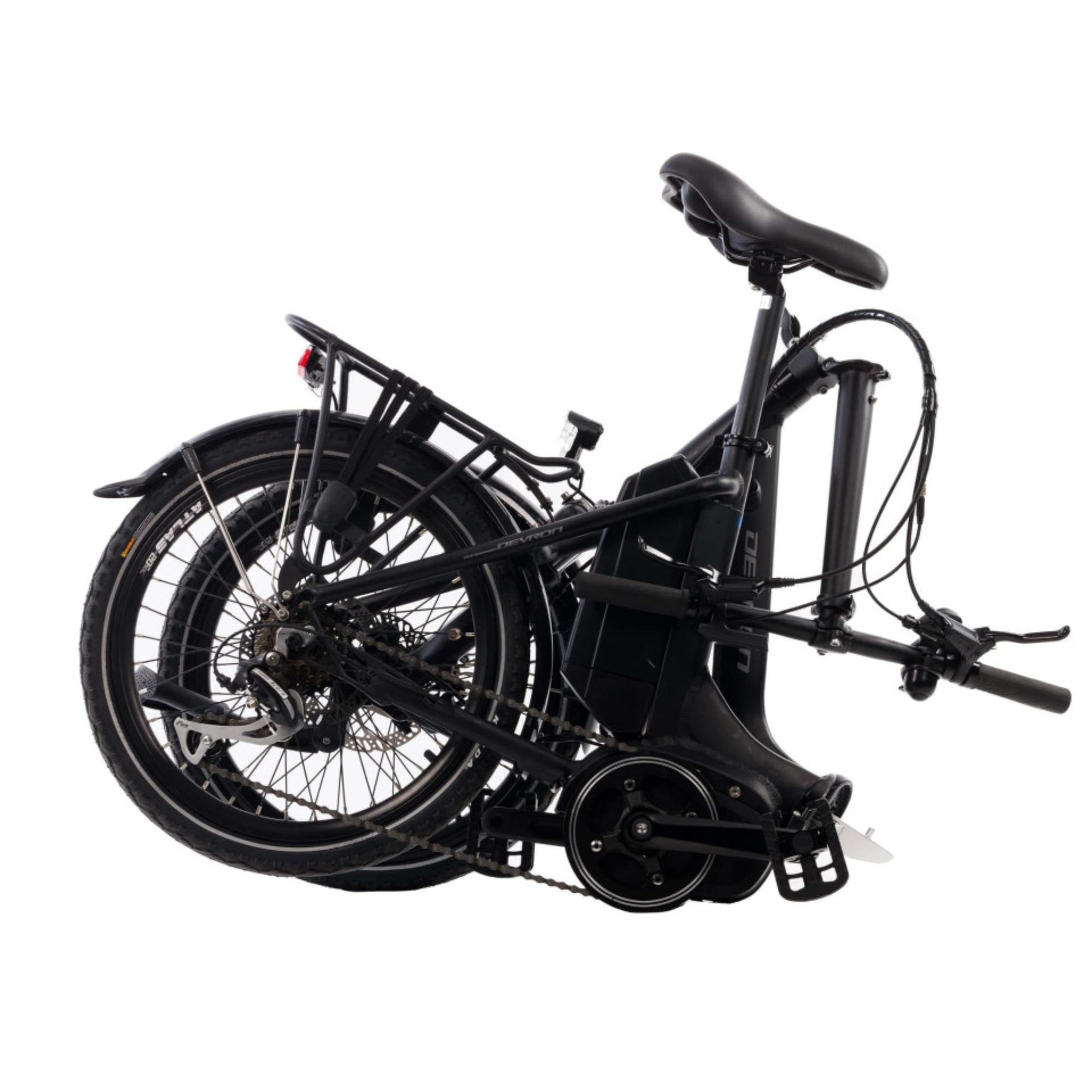 Elektrische vouwfiets 20 inch compact opgevouwen voor transport