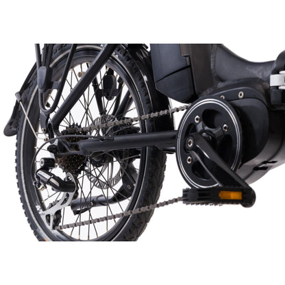 Elektrische vouwfiets 20 inch compact opgevouwen voor transport