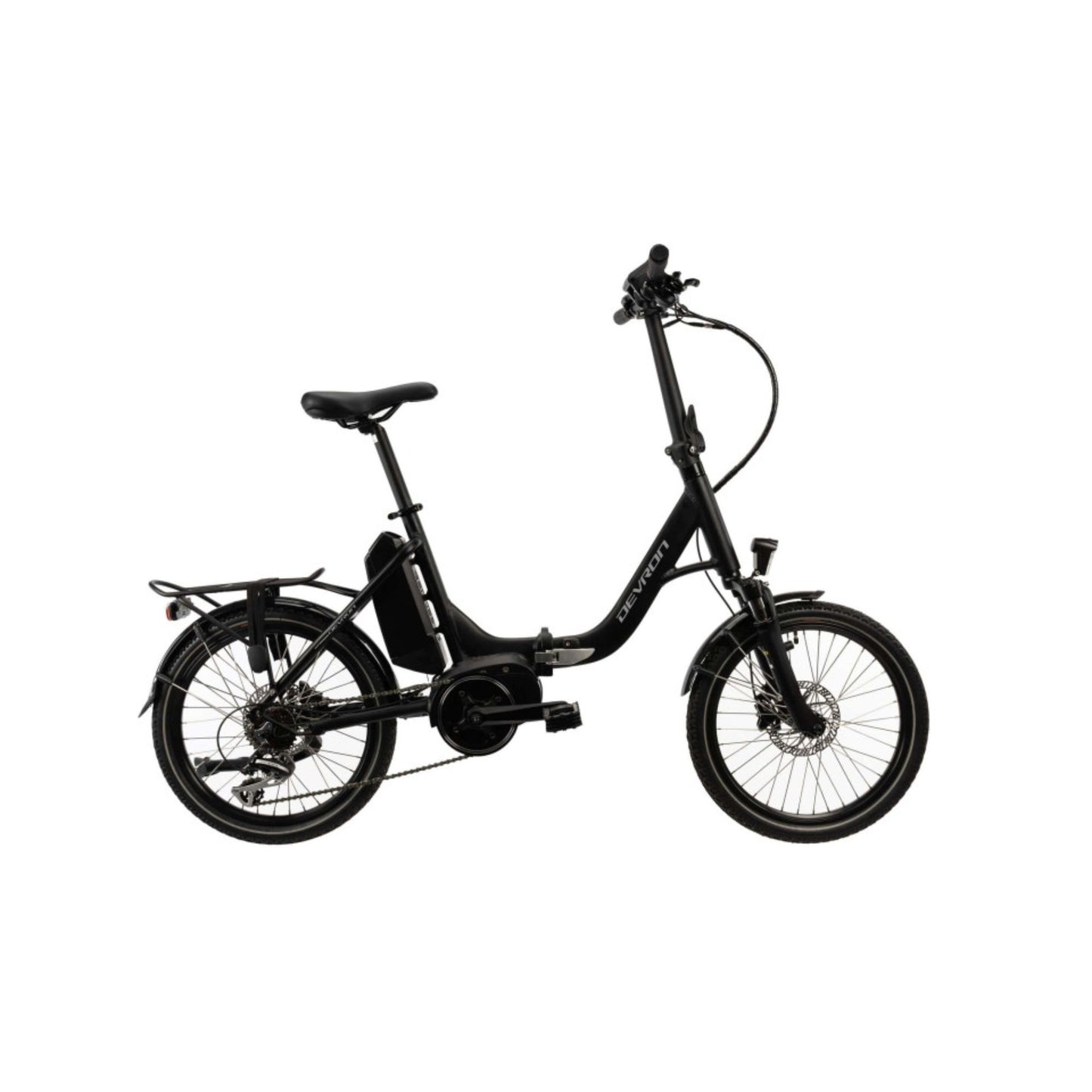 Elektrische vouwfiets 20 inch compact opgevouwen voor transport