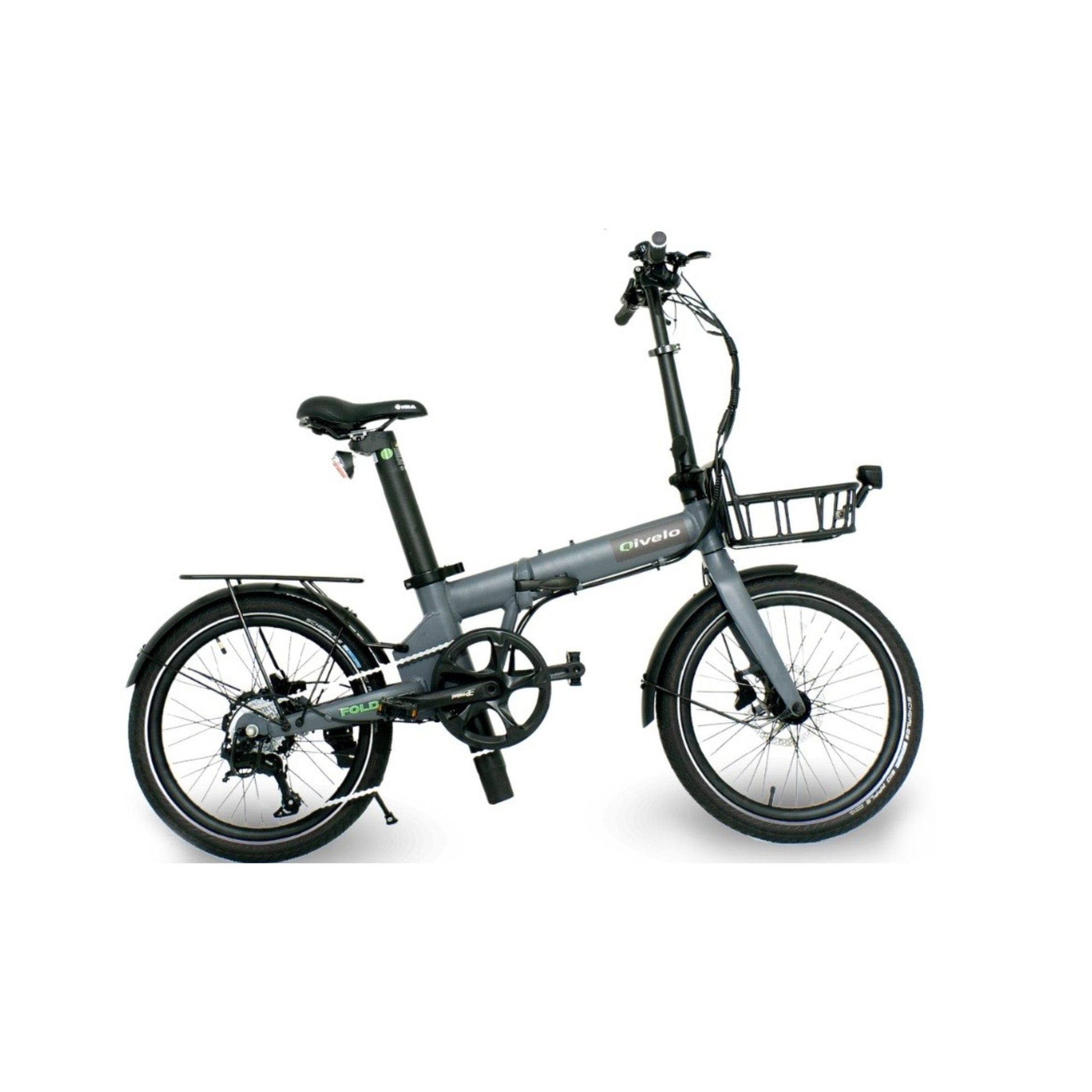 Elektrische vouwfiets Qivelo Foldflex lichtgewicht 20 inch