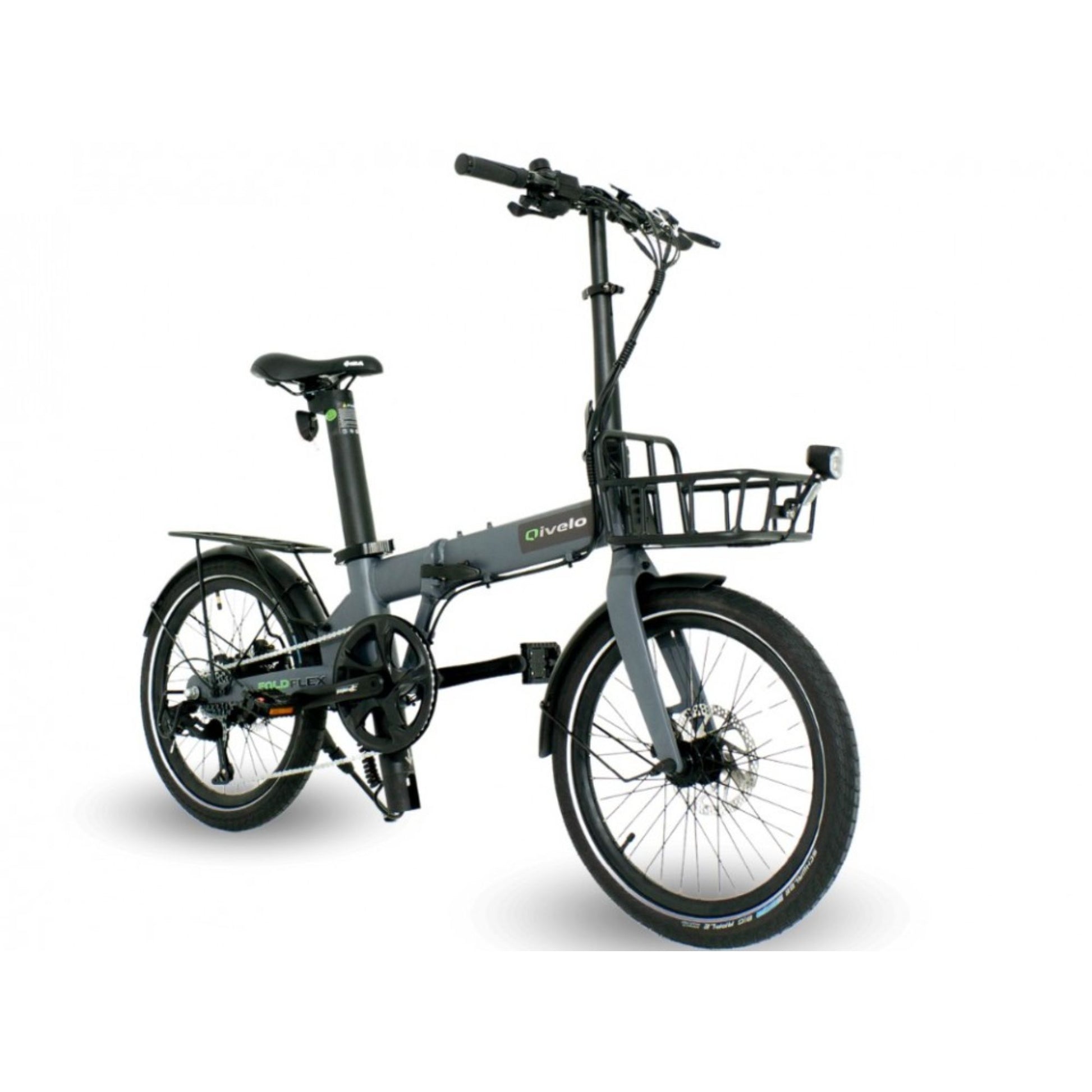 Elektrische vouwfiets Qivelo Foldflex lichtgewicht 20 inch