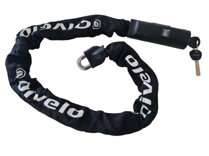 Qivelo Ultra Edg Kettingslot - ART 2 Gekeurd | Gehard Staal, 100cm x 8,3 mm, Sterk, Betrouwbaar – Zwart