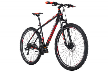 Qivelo Morzine – Stijlvol met Mooie Details | 21 Versnellingen, 29 Inch Wielen – Zwart/Rood