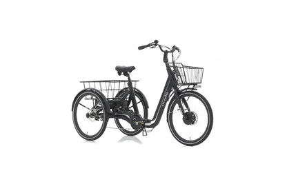 Qivelo Senior Fold | Elektrische Driewieler – stabiel, vouwbaar en comfortabel onderweg – Mat Zwart