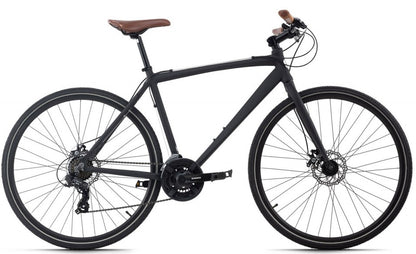Qivelo UBN77 Hybridefiets – Lichtgewicht Aluminium met Sportieve Look | 21 Versnellingen, Veilig – Zwart