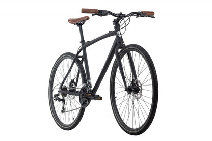 Qivelo UBN77 Hybridefiets – Lichtgewicht Aluminium met Sportieve Look | 21 Versnellingen, Veilig – Zwart