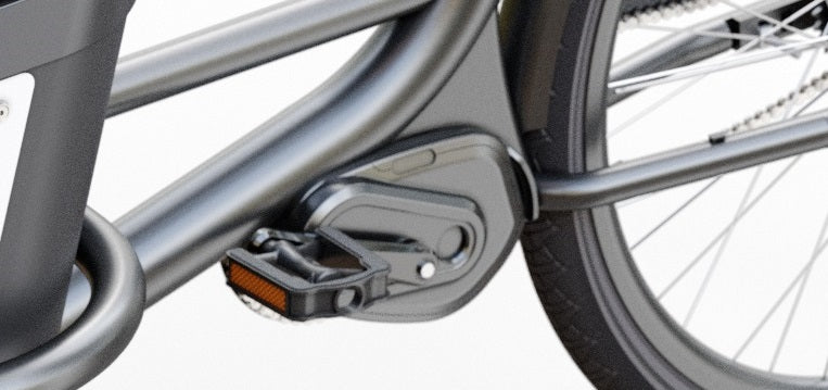 Elektrische bakfiets 2 wielen Royal Cargo Bike 2W Premium met kindersitzone