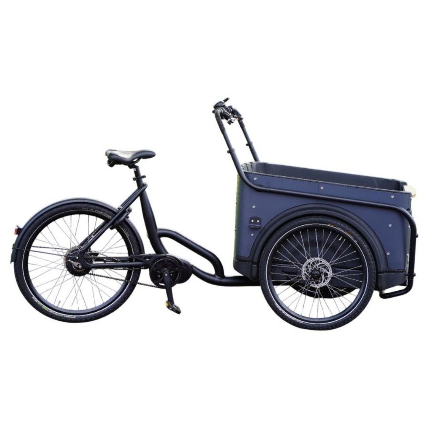 Elektrische bakfiets 3 wielen Royal 3W Premium Plus met ruime kunststof bak
