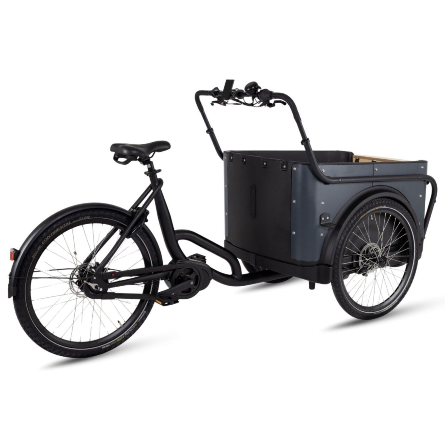 Elektrische bakfiets 3 wielen Royal Cargo Bike 3W Premium met kindervoorzitjes