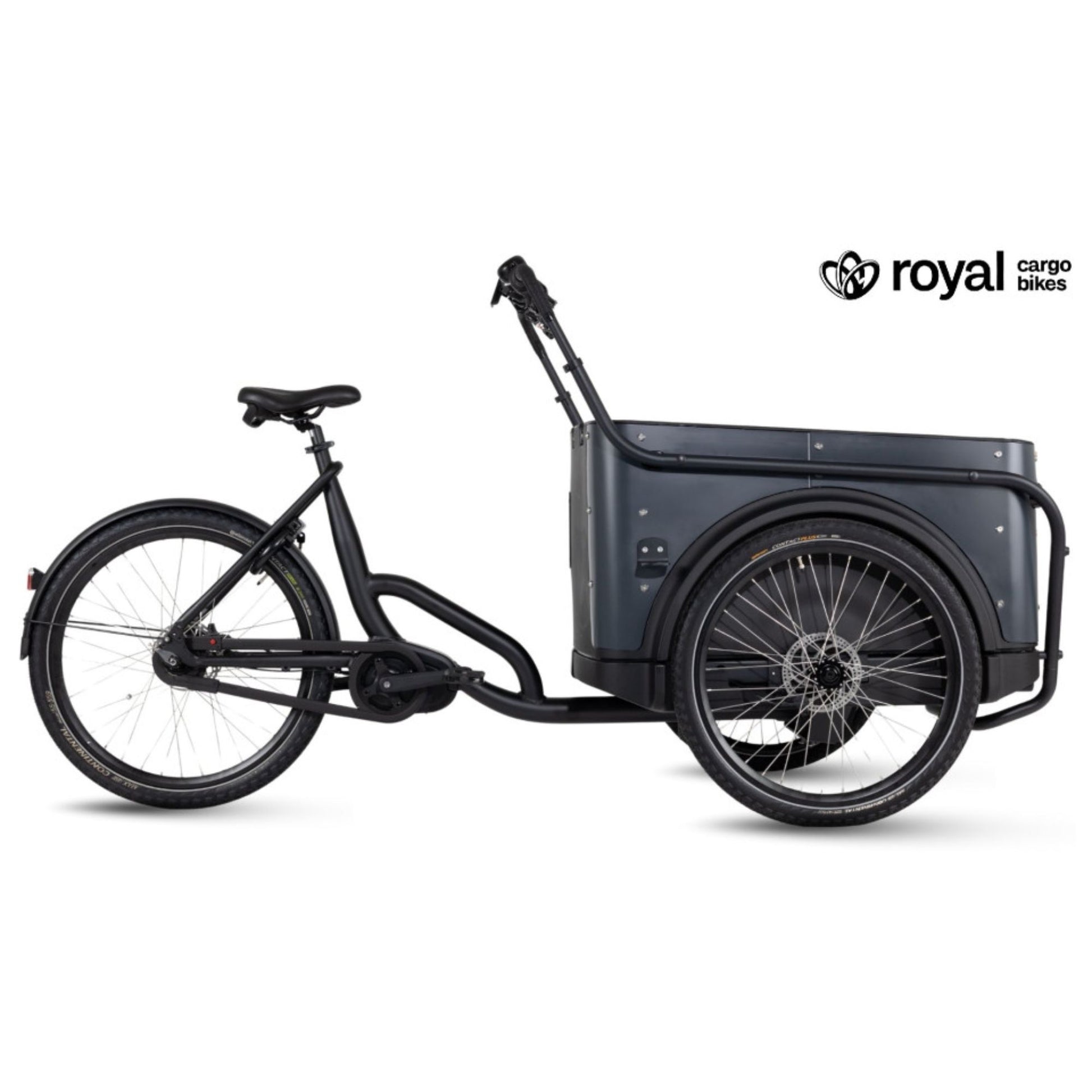 Elektrische bakfiets 3 wielen Royal Cargo Bike 3W Premium met kindervoorzitjes