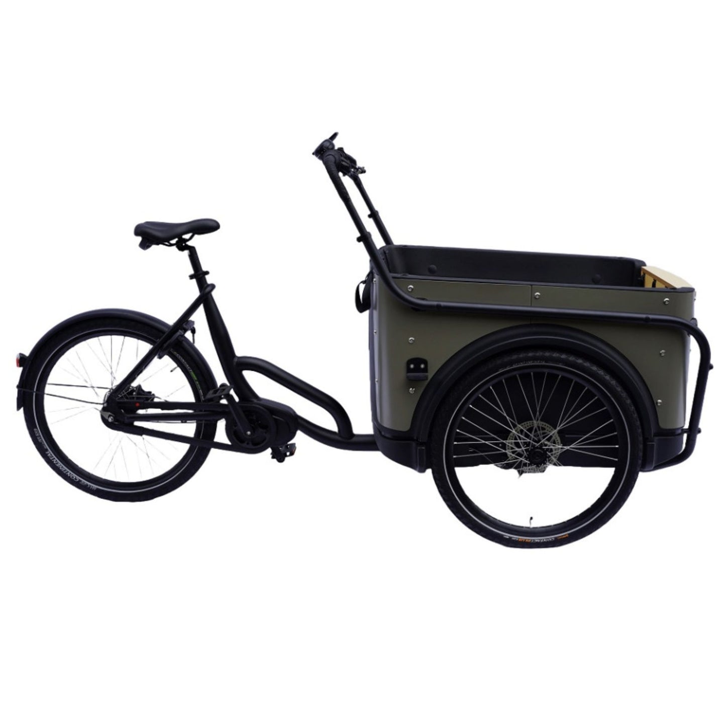 Elektrische bakfiets 3 wielen Royal 3W Premium Plus met ruime kunststof bak
