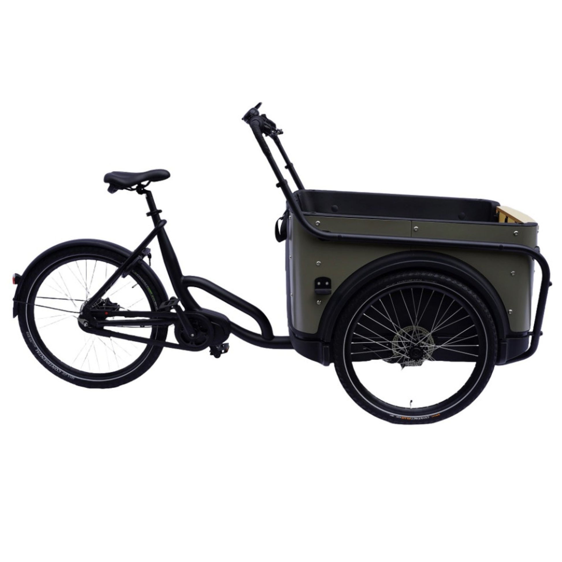Elektrische bakfiets 3 wielen Royal 3W Premium Plus met ruime kunststof bak