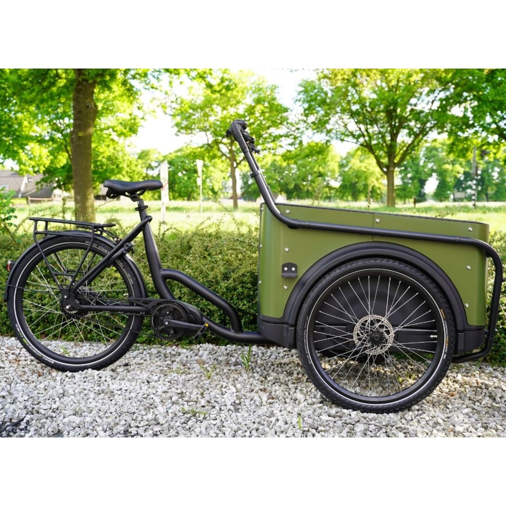 Elektrische bakfiets 3 wielen Royal 3W Premium Plus met ruime kunststof bak