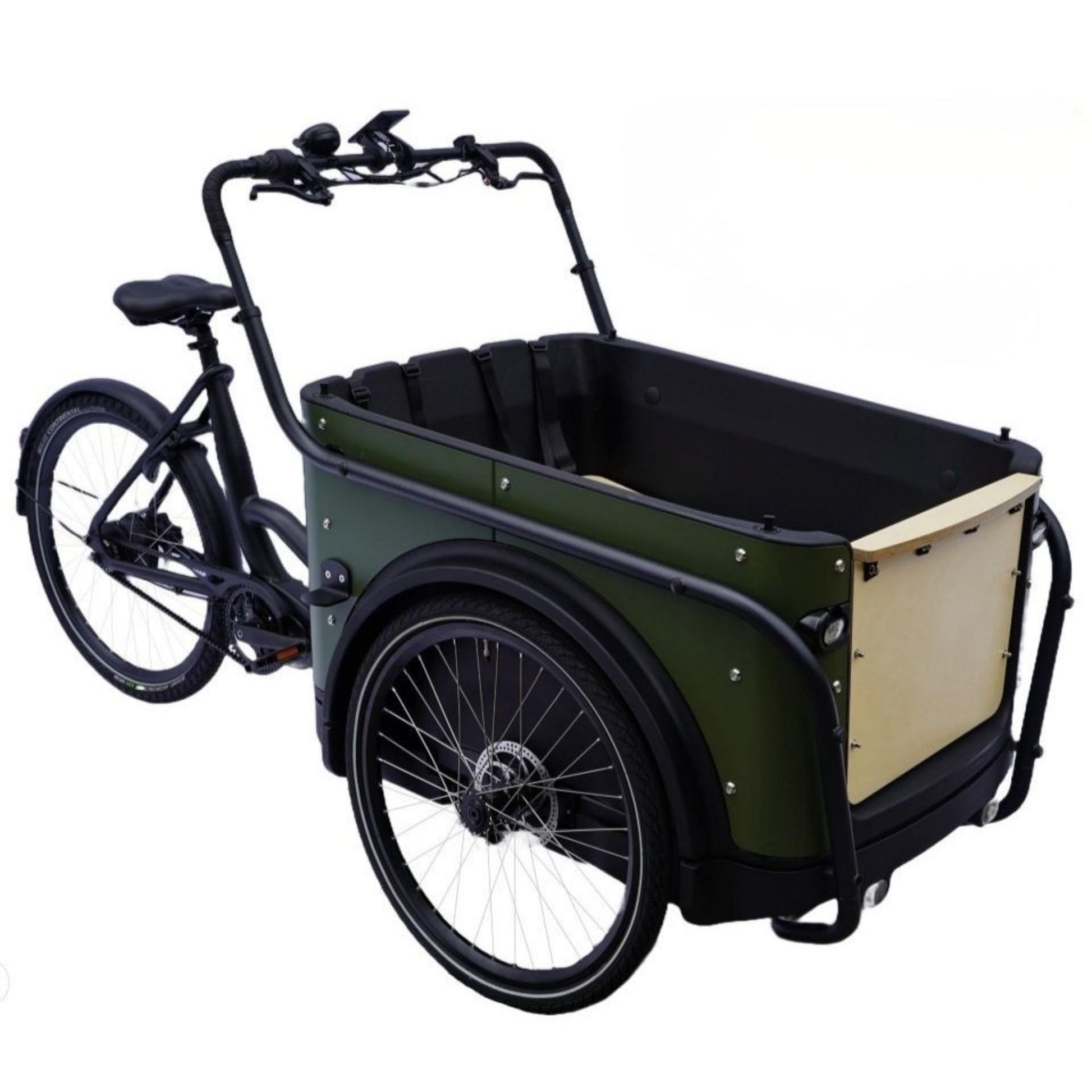 Elektrische bakfiets 3 wielen Royal 3W Premium Plus met ruime kunststof bak