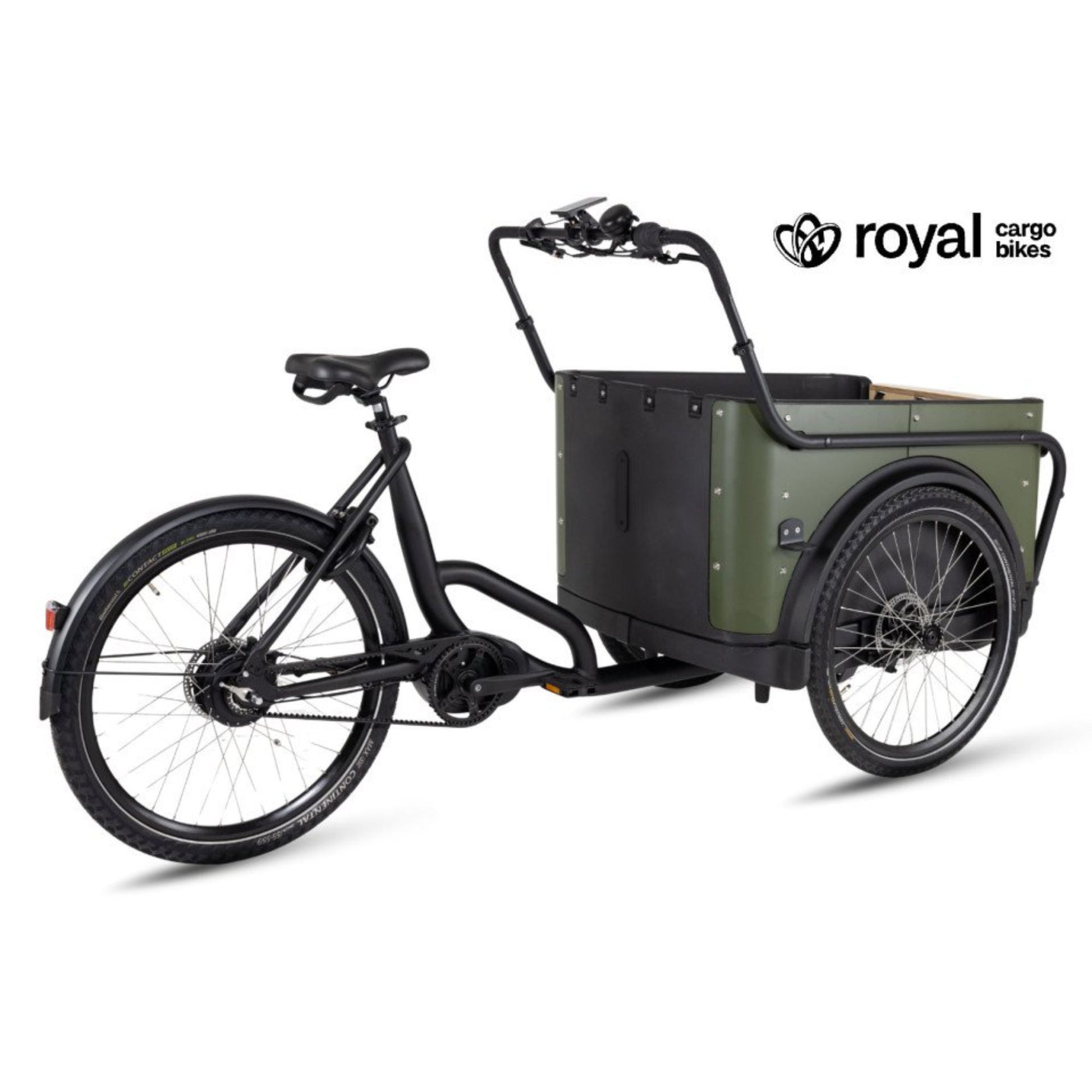 Elektrische bakfiets 3 wielen Royal 3W Premium Plus met ruime kunststof bak