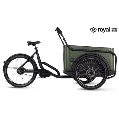 Elektrische bakfiets 3 wielen Royal 3W Premium Plus met ruime kunststof bak