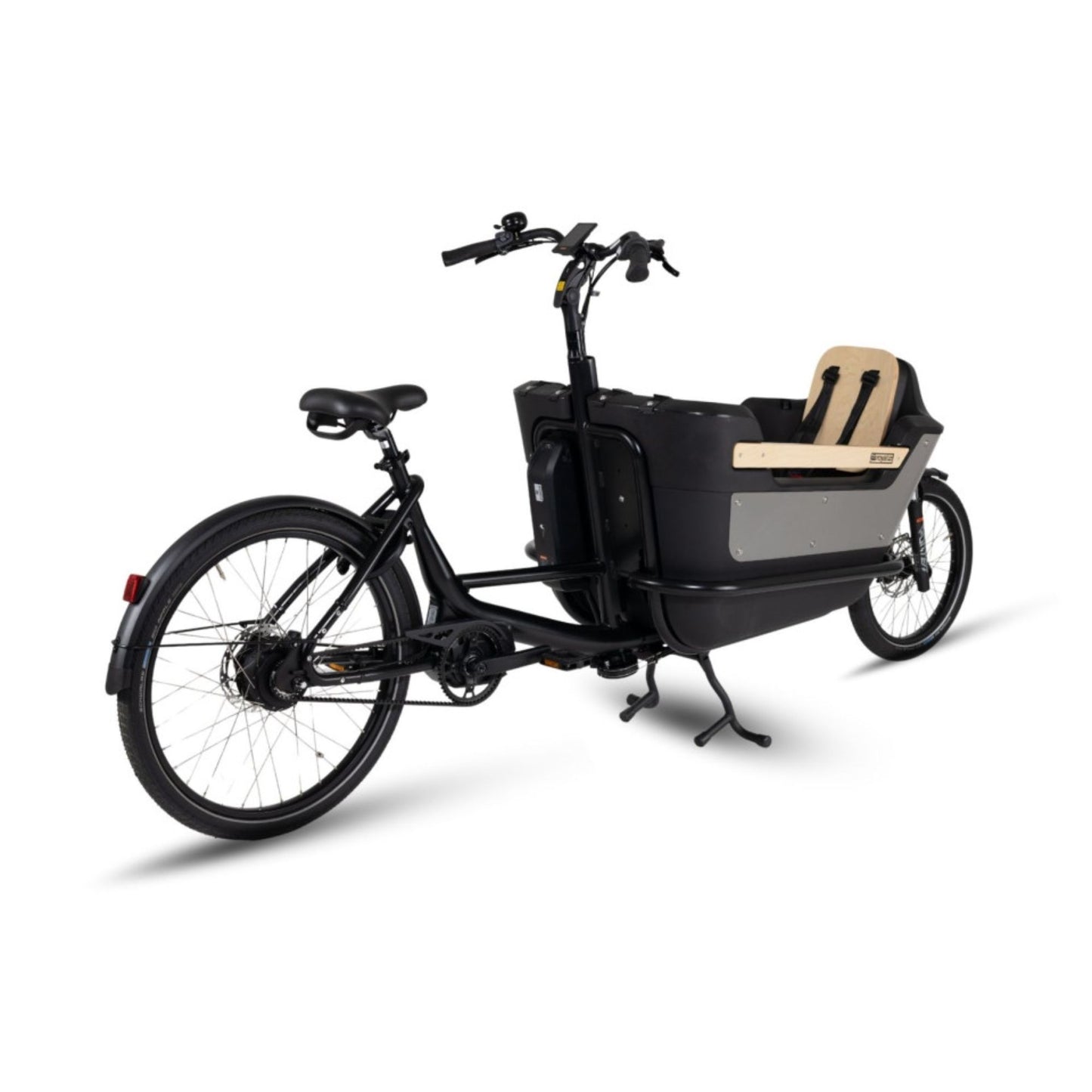 Royal Cargo Bike 2W Premium Plus | Elektrische bakfiets – Comfort & Veiligheid voor Stadsgezinnen - Taupe Grijs