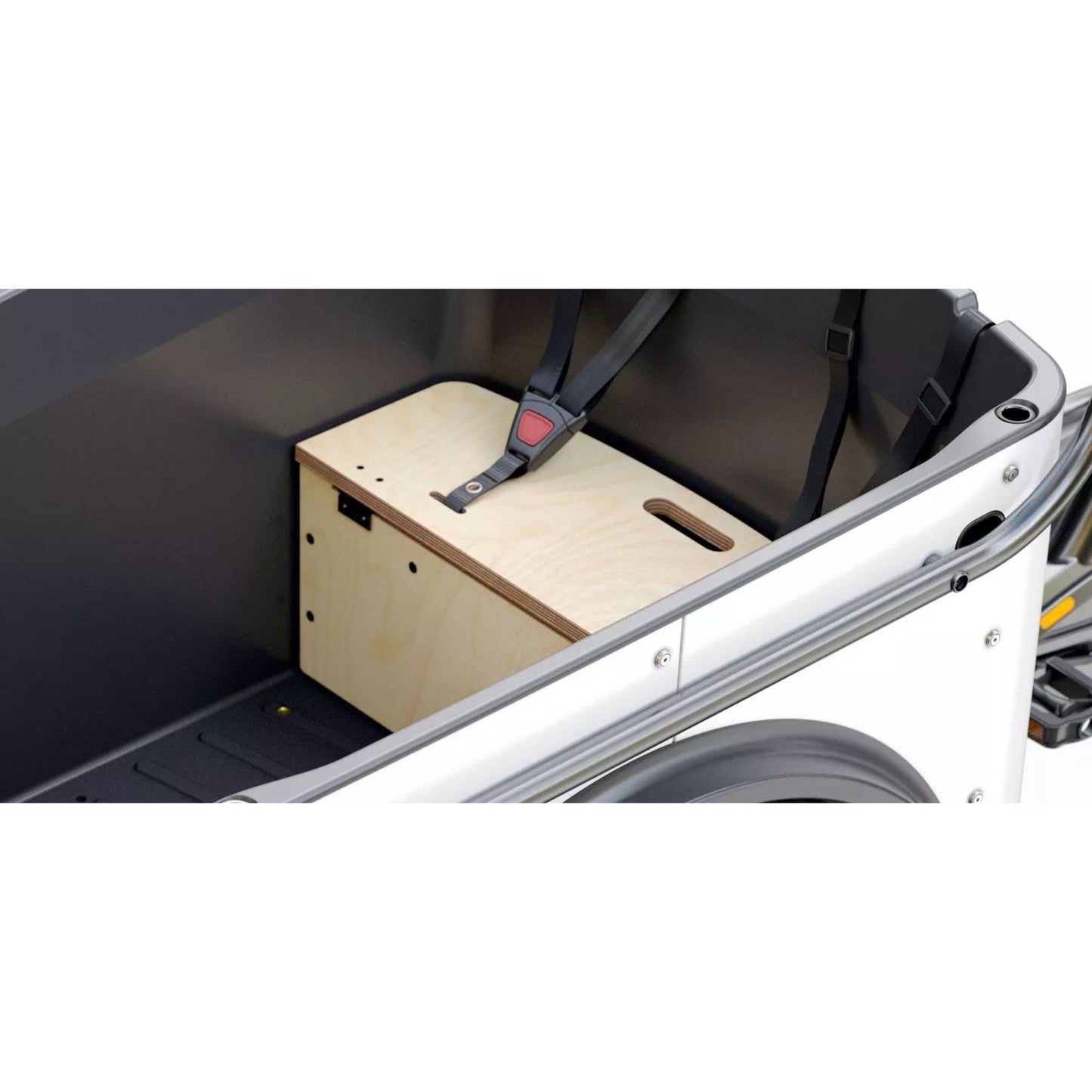 Elektrische bakfiets hond Royal Cargo Bike 3W Eco Dog in stadsomgeving