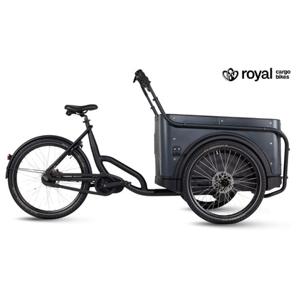 Elektrische bakfiets 3 wielen Royal Cargo Bike voor veilig hondenvervoer