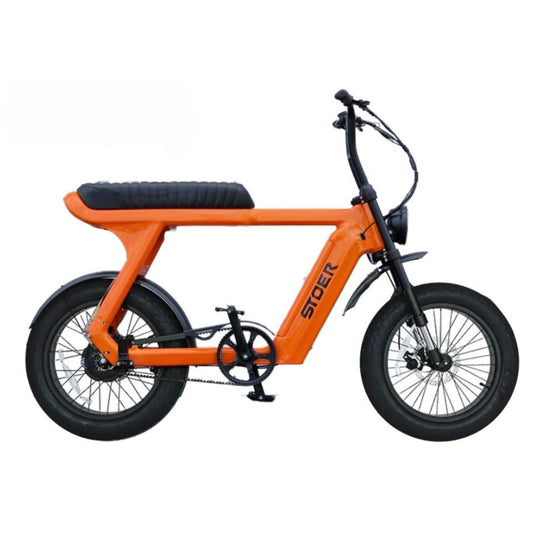 Elektrische fatbike lage instap STOER UrbanX – comfortabel en stijlvol
