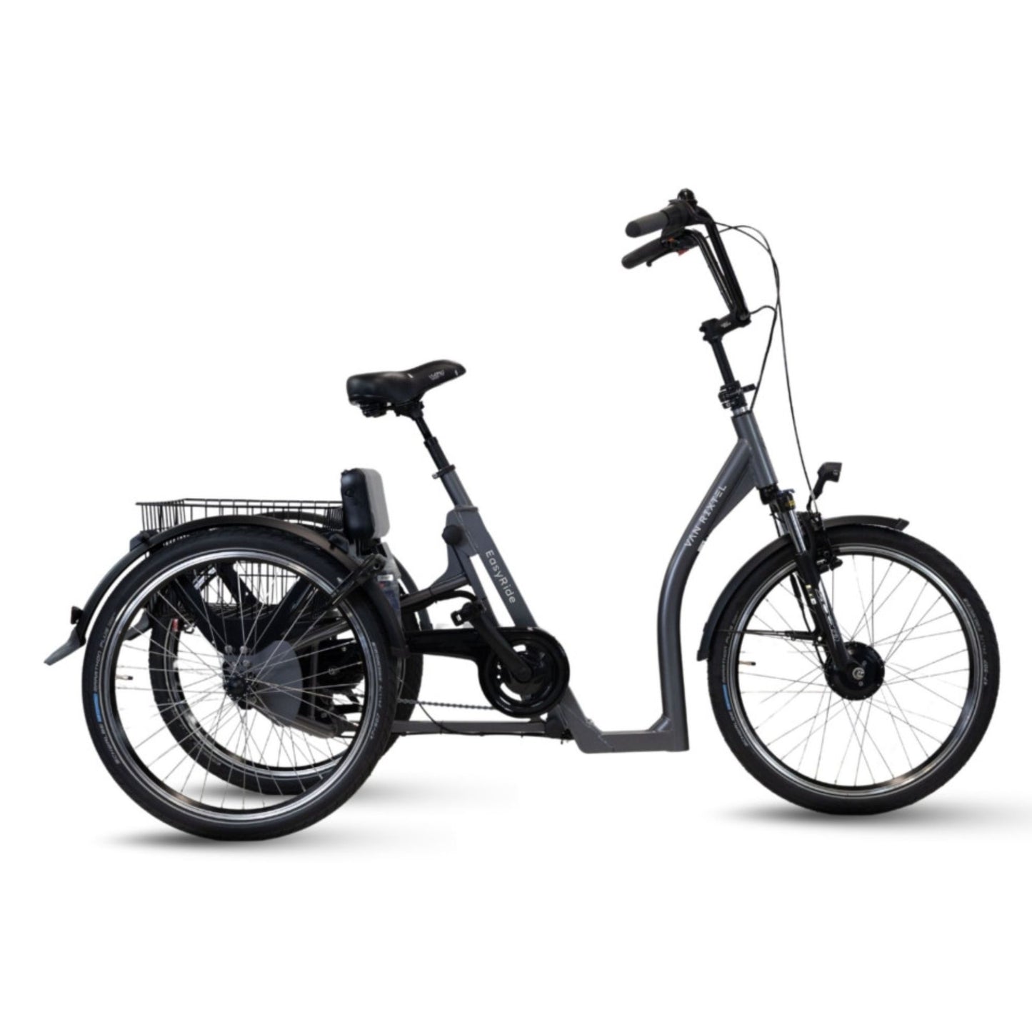 Comfortabele driewieler elektrische fiets voor volwassenen met lage instap