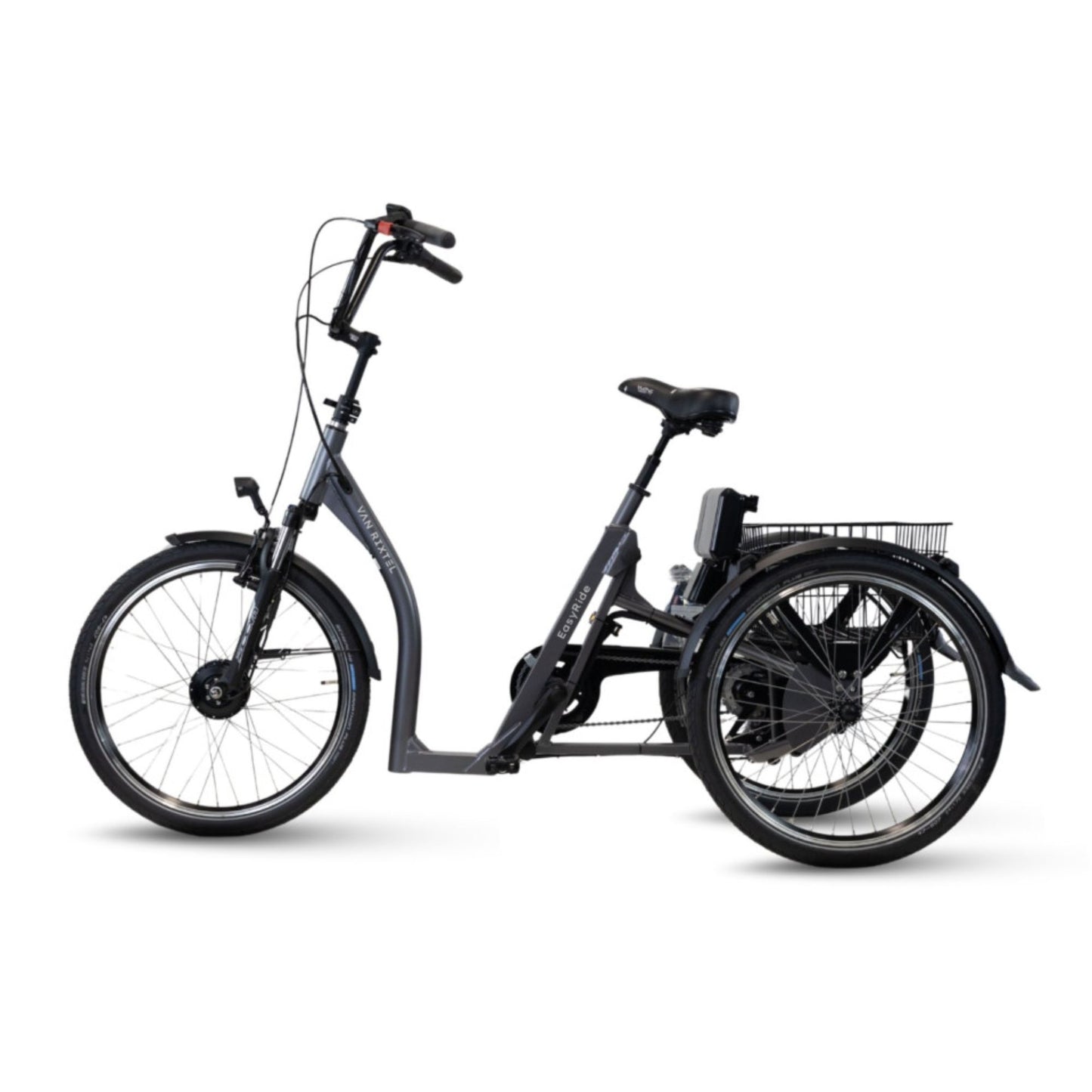 Comfortabele driewieler elektrische fiets voor volwassenen met lage instap